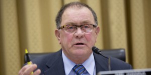Representative Richard Hanna, a Republican from New York and chairman of the Subcommittee on Contracting and Workforce, questions Anne Ferro, administrator of the Federal Motor Carrier Safety Administration (FMCSA), not pictured, during a House Small Business Subcommittee hearing in Washington, D.C., U.S., on Thursday, Nov. 21, 2013. The hearing was titled "The Impact of FMCSA's Hours of Service Regulation on Small Business." Photographer: Andrew Harrer/Bloomberg via Getty Images