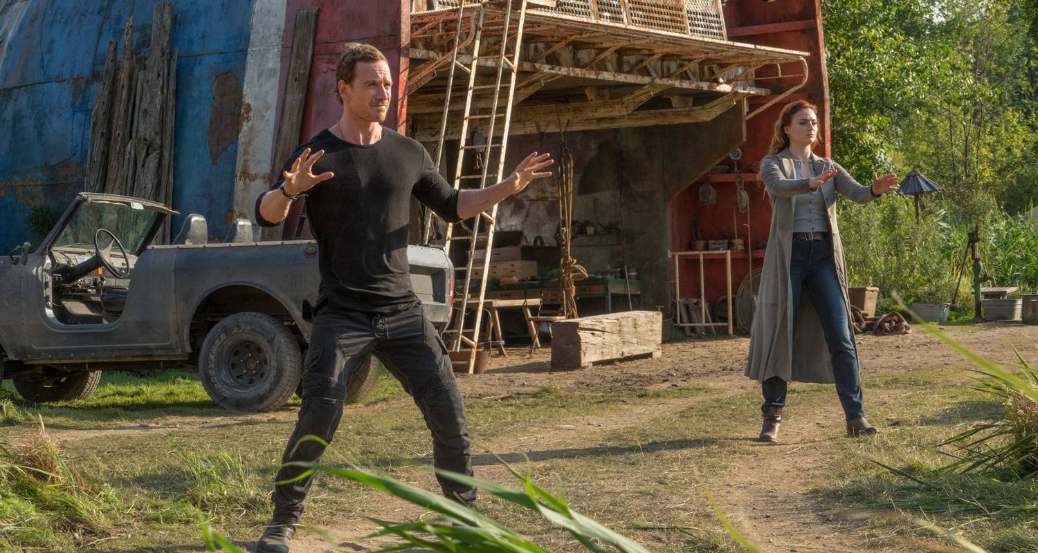 Michael Fassbender and Sophie Turner in Dark Phoenix (2019)