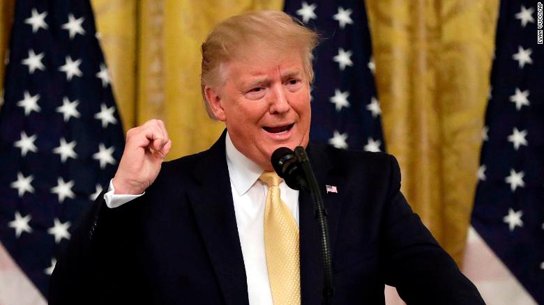 President Donald Trump speaks during the "Presidential Social Media Summit" in the East Room of the White House, Thursday, July 11, 2019, in Washington. (AP Photo/Evan Vucci)
