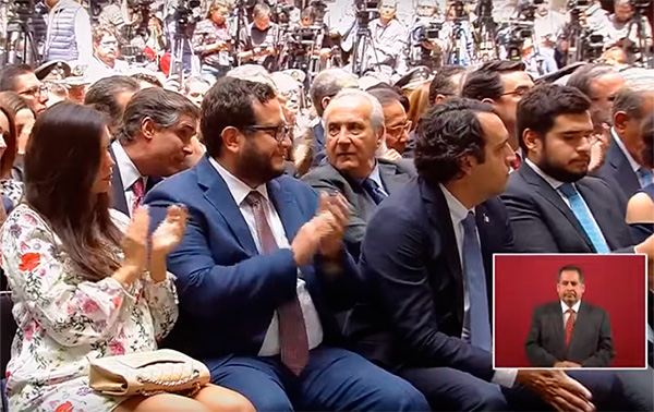 Hijos AMLO primer informe de gobierno