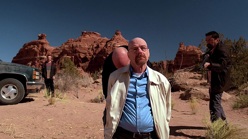 Bryan Cranston and Aaron Paul in Breaking Bad (2008)
