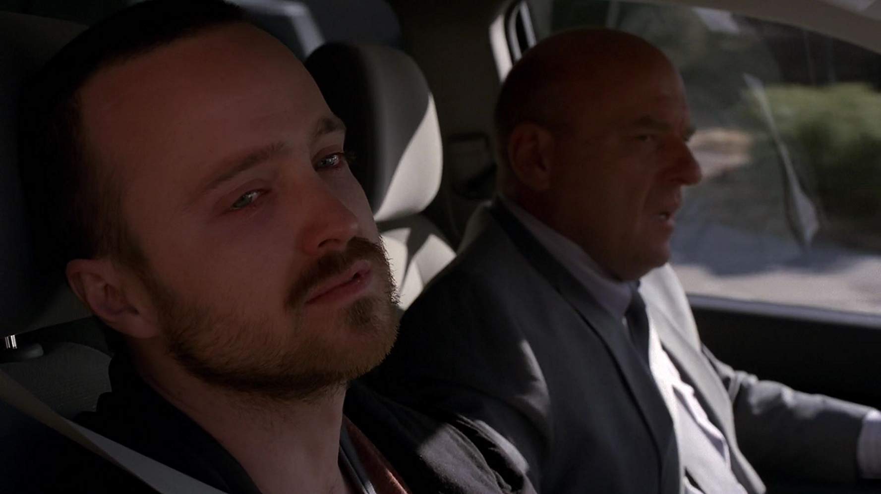 Dean Norris and Aaron Paul in Breaking Bad (2008)