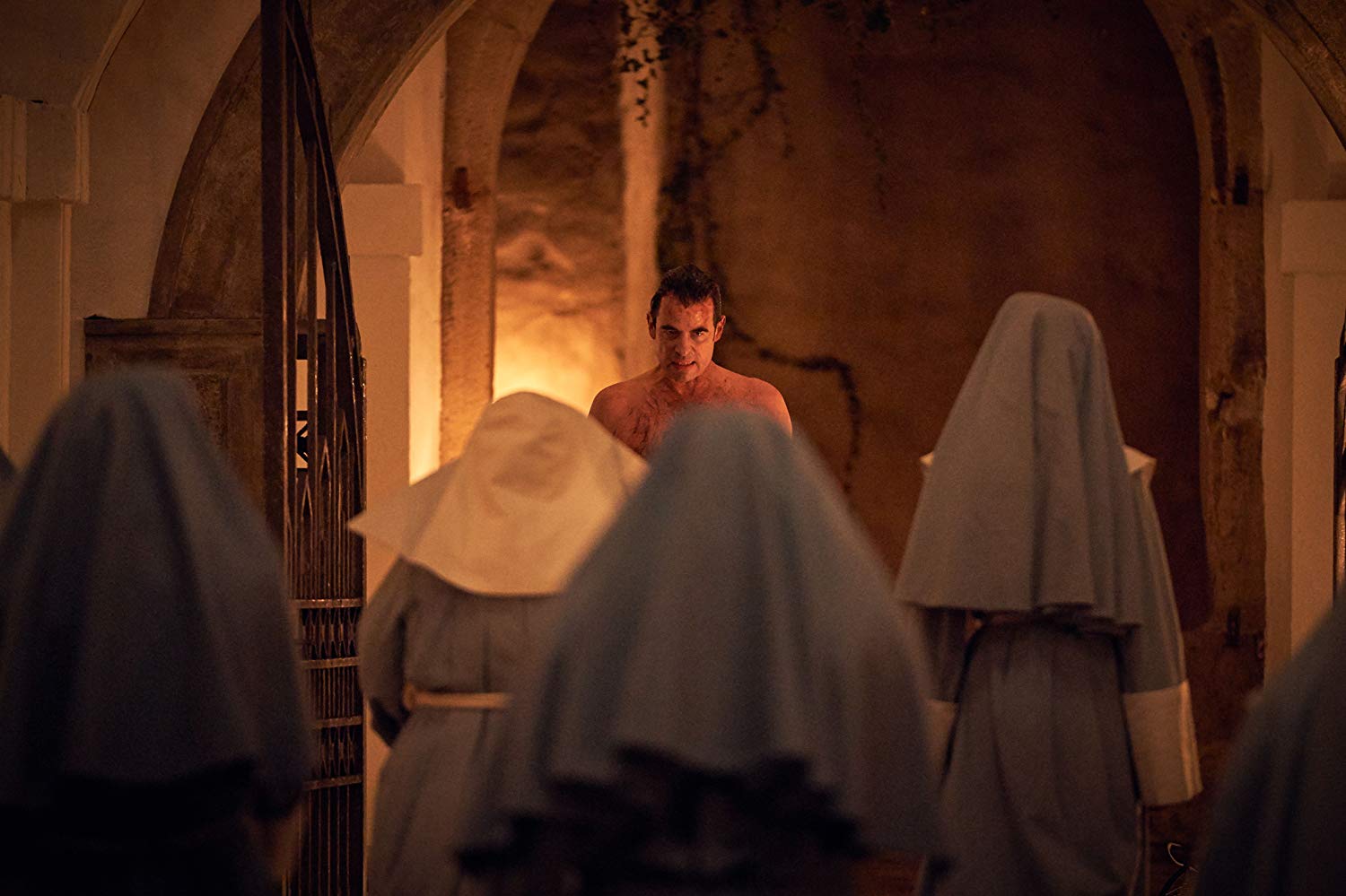 Claes Bang, Joanna Scanlan, and Dolly Wells in Dracula (2020)
