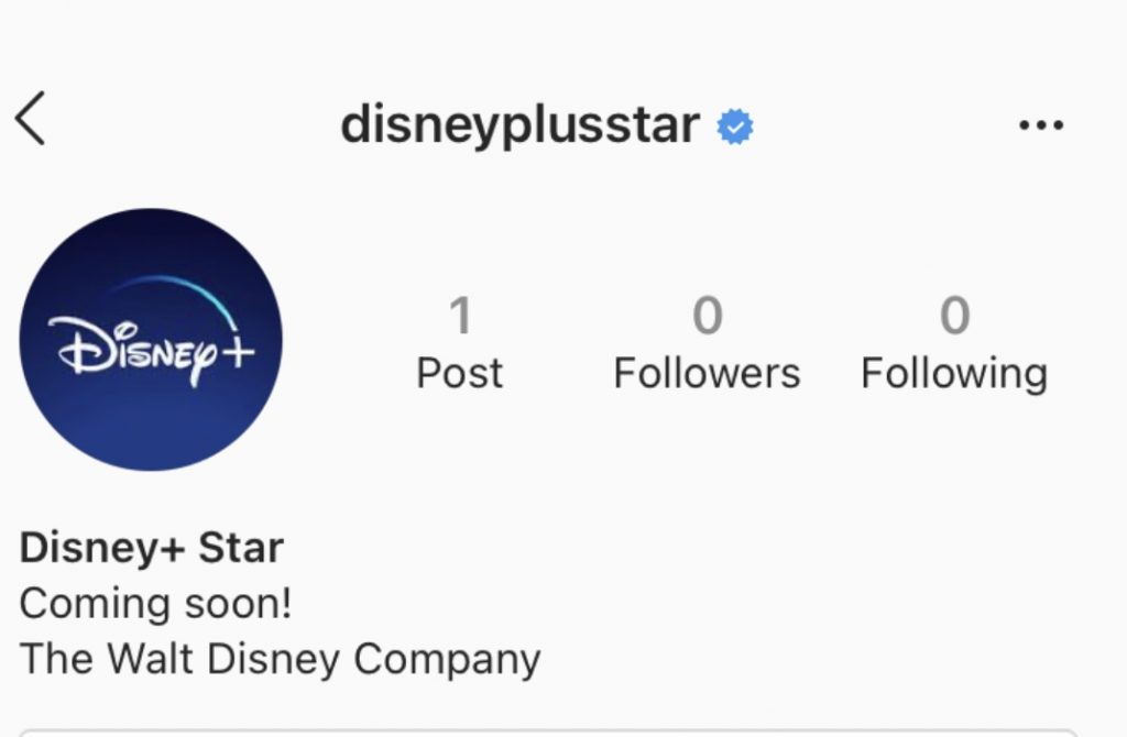 Disney Plus Star IG